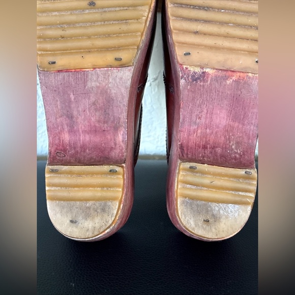Woodwork by Thom McAn Vintage 1970s Clogs - Picture 9 of 11
